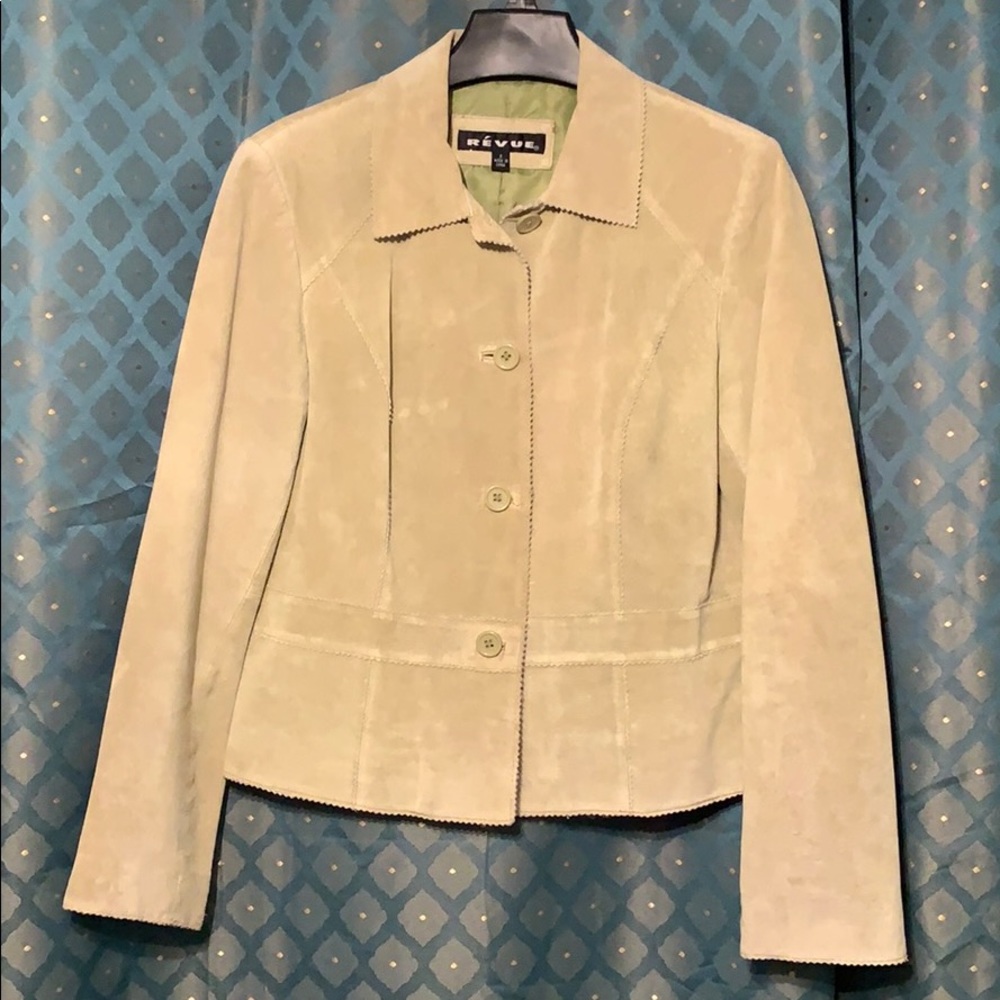 Revue suede blazer.